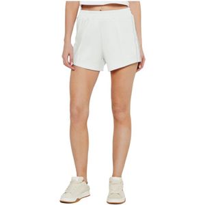 Guess, Dames, Korte broeken, Wit, Maat: XS Poliester,