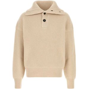 Alexander McQueen, Heren, Truien, Beige, Maat: L Kasjmier,