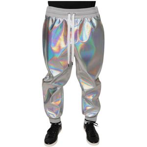 Holografische Joggingbroek Zilveren Broek