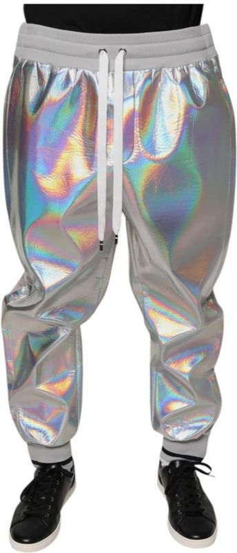Holografische Joggingbroek Zilveren Broek