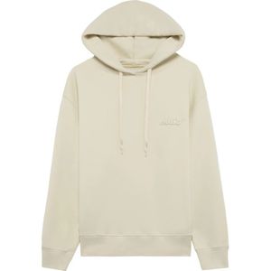 Autry, Heren, Sweatshirts & Hoodies, Beige, Maat: L Katoen,