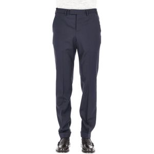 PT Torino, Heren, Broeken, Blauw, Maat: M Wol,