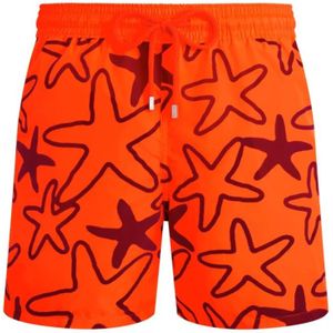 Vilebrequin, Heren, Badkleding, Rood, Maat: S Poliester,