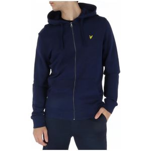 Lyle & Scott, Heren, Sweatshirts & Hoodies, Blauw, Maat: 2XL Katoen,