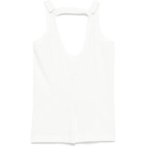 MM6 Maison Margiela, Dames, Tops, Wit, Maat: L Katoen,