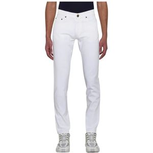 PT Torino, Heren, Jeans, Wit, Maat: W31 Katoen,