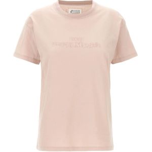 Maison Margiela, Dames, Tops, Roze, Maat: XS Katoen,