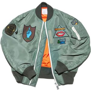 Sacai, Heren, Jassen, Bruin, Maat: S Nylon,