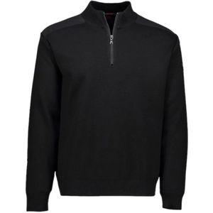 Paul&Shark - Trui - Zwart - Lamswol/Acryl - Opstaande Kraag