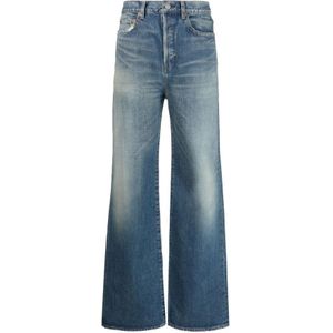 Saint Laurent, Dames, Jeans, Blauw, Maat: W29 Katoen,