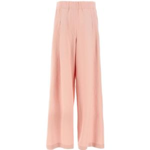Dries Van Noten, Dames, Broeken, Roze, Maat: S Wol,