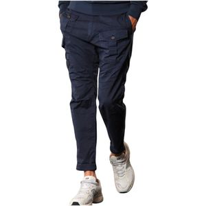 Mason's, Heren, Broeken, Blauw, Maat: S Katoen,