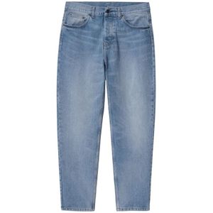 Carhartt Wip, Heren, Jeans, Blauw, Maat: W31 Denim,