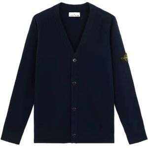 Stone Island, Heren, Truien, Blauw, Maat: L