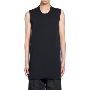 Rick Owens, Heren, Tops, Zwart, Maat: XL Katoen,