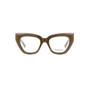 Balenciaga Glasses , Brown , Dames , Maat: 50 MM