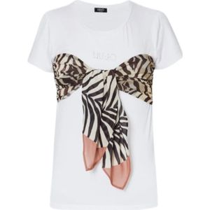Liu Jo, Dames, Tops, Wit, Maat: M Viscose,