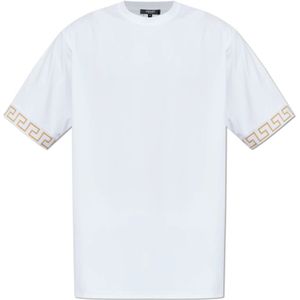 Versace, Heren, Tops, Wit, Maat: 2XL Polyamide,