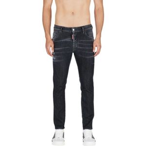 Dsquared2 Zwarte Skater Jeans , Black , Heren , Maat: XS