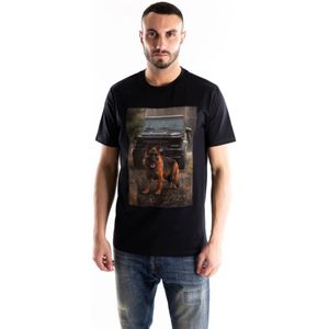 Bastille, Heren, Tops, Zwart, Maat: M