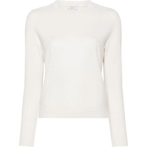 Peserico, Dames, Truien, Wit, Maat: L Zijde,