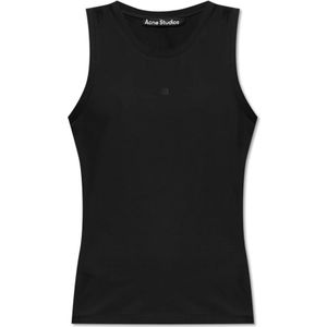 Acne Studios, Dames, Tops, Zwart, Maat: XS