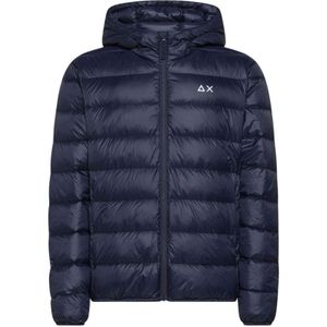 Sun68, Heren, Jassen, Blauw, Maat: S Nylon,