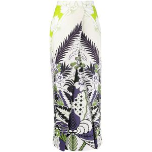 Valentino, Dames, Rokken, Veelkleurig, Maat: 2XS Katoen,