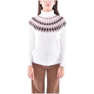 Kangra, Dames, Truien, Wit, Maat: XS Wol,