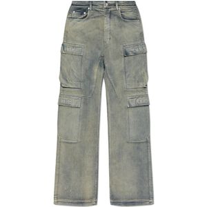 Rick Owens, Heren, Jeans, Blauw, Maat: W31 Katoen,