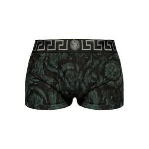 Versace Gestreepte boxershorts , Black , Heren , Maat: M