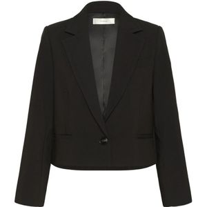 InWear, Dames, Jassen, Zwart, Maat: XS Leer,