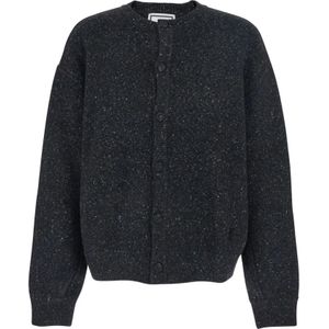 Wooyoungmi, Heren, Truien, Grijs, Maat: L Wol,