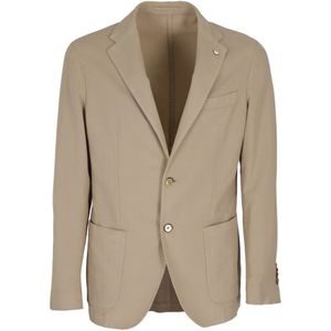 L.b.m. 1911, Heren, Jassen, Bruin, Maat: M