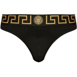 Versace, Heren, Ondergoed, Zwart, Maat: L Katoen,