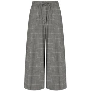 Weekend Max Mara, Dames, Broeken, Grijs, Maat: S Wol,