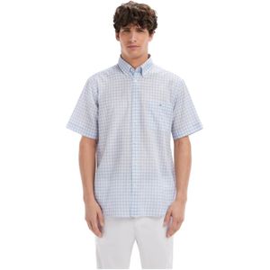Eden Park, Heren, Overhemden, Blauw, Maat: L Katoen,