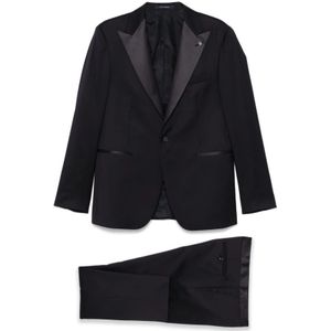 Tagliatore, Heren, Pakken, Blauw, Maat: XL