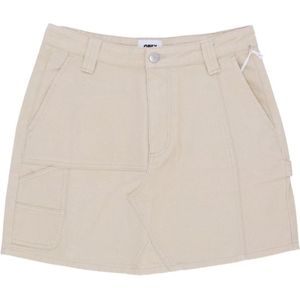 Obey, Dames, Rokken, Beige, Maat: W28 Denim,