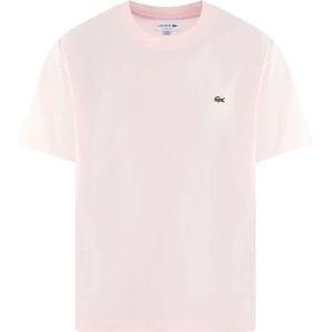 Lacoste, Heren, Tops, Roze, Maat: 2XL