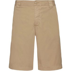 Woolrich, Heren, Korte broeken, Beige, Maat: W33 Katoen,