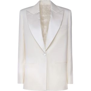 Magda Butrym, Dames, Jassen, Wit, Maat: 2XS Wol,