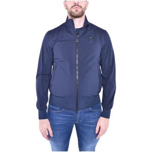 Blauer - Lichtgewicht Neopreen Bomberjack - Blauw - Neopreen - Licht Rekbaar