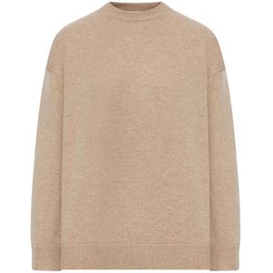 Max Mara, Dames, Truien, Beige, Maat: XS Wol,