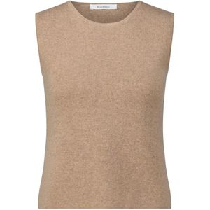 Max Mara, Dames, Truien, Bruin, Maat: XS Kasjmier,