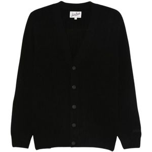 MC2 Saint Barth, Heren, Truien, Zwart, Maat: S Wol,