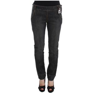Ermanno Scervino, Dames, Jeans, Grijs, Maat: L Denim,