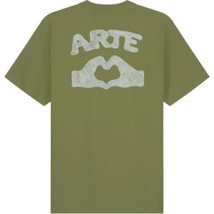 Arte Antwerp, Heren, Tops, Groen, Maat: S Katoen,