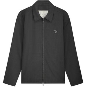 Filling Pieces, Heren, Jassen, Grijs, Maat: S Wol,