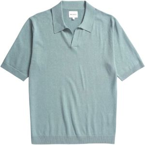 Norse Projects, Heren, Tops, Blauw, Maat: XS Katoen,